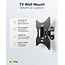 Goobay TV-Wandhalterung | bis 42 Zoll | Full Motion | 1 Drehpunkt