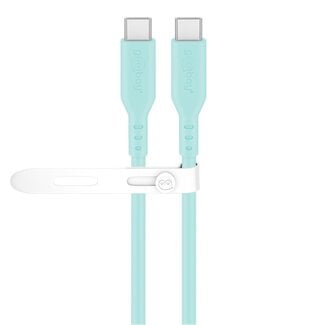 Goobay Goobay USB-C Silikonkabel | USB 2.0 | PD 60W | Türkis | 1,5 m