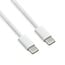 USB-C Kabel | USB 2.0 | PD 60W | Nylon | Weiß | 0,5 m