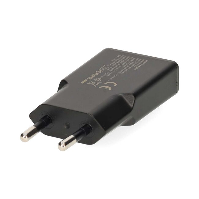 Nedis USB-Ladegerät | USB-C PD & USB-A QC | inkl. USB-C Kabel | GaN | 30W | Schwarz