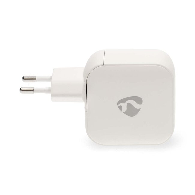 Nedis USB-Ladegerät | 2x USB-C PD & 1x USB-A QC | GaN | 70W | Weiß