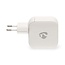 Nedis USB-Ladegerät | 2x USB-C PD & 1x USB-A QC | GaN | 70W | Weiß