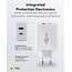 Goobay USB Ladegerät Set | 2x Ladegerät mit USB-C PD & USB-A | inkl. 2x USB-C Kabel | 30W | Schwarz + Weiß | 1 Meter