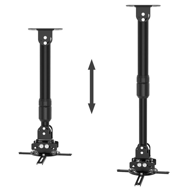 My Wall Deckenhalterung für Beamer | 60-65 cm | Schwarz
