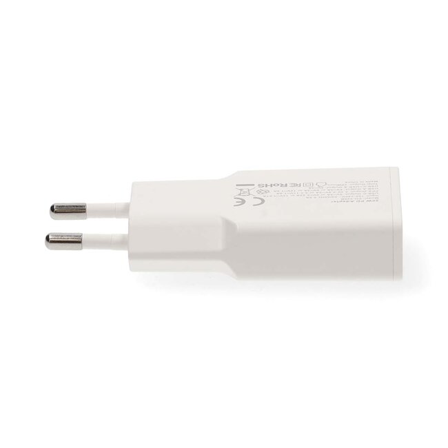Nedis USB-Ladegerät | USB-C PD & USB-A QC | inkl. USB-C Kabel | GaN | 20W | Weiß