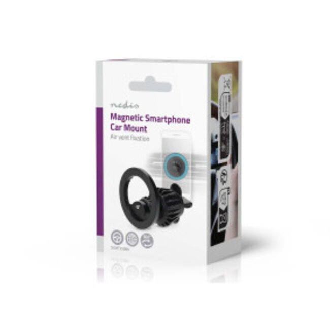 Auto Smartphonehalterung | Magnetisch | Lüftungsschlitz | Universal | Verstellbarer Winkel
