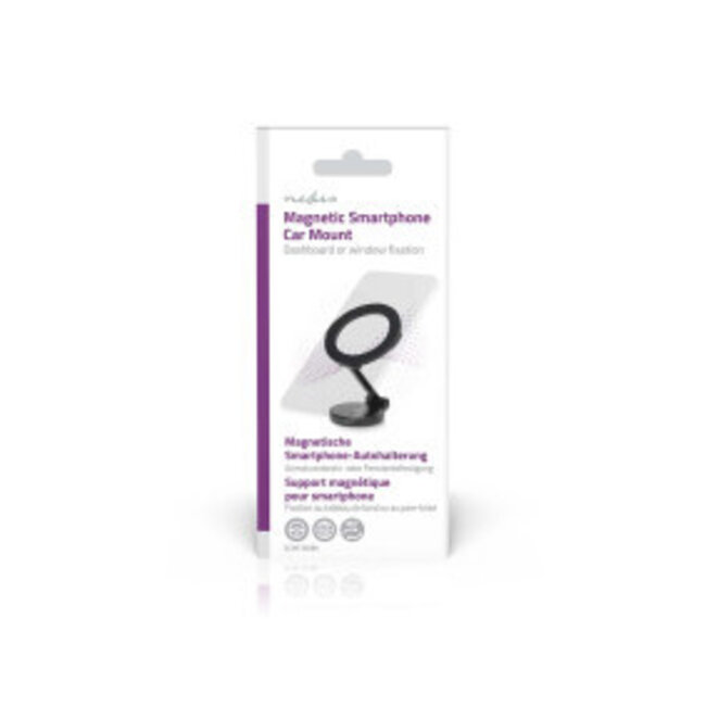 Smartphonehalter Auto | Magnetisch | Für Fenster & Armaturenbrett | Universal | Dreh- & Neigbar | Verstellbarer Winkel