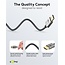 Goobay Plus DisplayPort Kabel | Slimline | DP2.1 (10K 60Hz) | UHBR10 (40Gbit/s) | 1 Meter