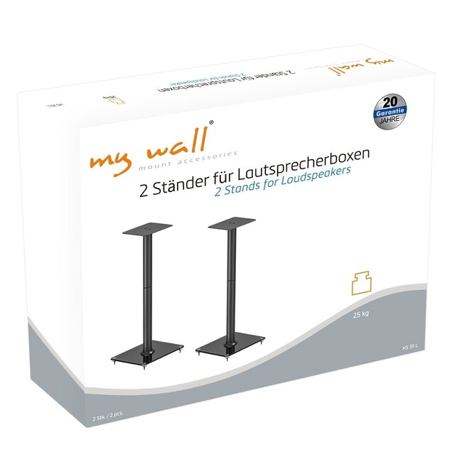 My Wall Lautsprecherständer Set | bis 25 kg | 76,5 cm hoch