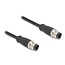 M12 4-polige D-codierte Industrienetzwerkkabel | CAT5e | PVC | 1 Meter