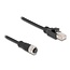 M12 4-pol D-codiert (w) - RJ45 (m) Industriekabel | CAT5e | PU | 0,50 m