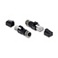 M12 4-pol D-codiert (w) - RJ45 (m) Industrie Netzwerkadapter | CAT5e | PVC