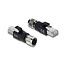 M12 8-pol X-codiert (w) - RJ45 (m) Industrie Netzwerkadapter | CAT6 | PVC
