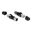 M12 8-pol X-codiert (w) - RJ45 (m) Industrie Netzwerkadapter | CAT6 | PVC