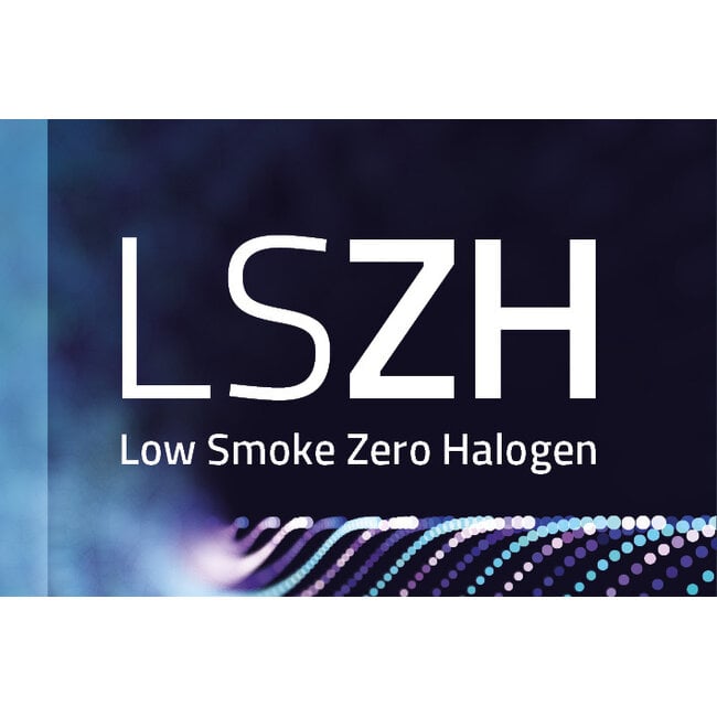 UFTP CAT6a flexible flache Netzwerkkabel | TPE LSZH | Weiß | 0,50 m