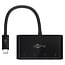 Goobay USB-Hub (USB-C) | 4x USB-A | USB 3.0 5 Gbps | Schwarz | 0,15 m