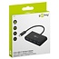 Goobay USB-Hub (USB-C) | 4x USB-A | USB 3.0 5 Gbps | Schwarz | 0,15 m