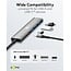 Goobay USB-Hub (USB-C) | 3x USB-A + 1x USB-C | USB 3.0 5 Gbps | Aluminium | 0,10 m