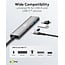Goobay USB-Hub (USB-C) | 2x USB-A + 2x USB-C | USB 3.0 5 Gbps | Aluminium | 0,10 m