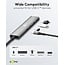 Goobay USB-C Hub | 4x USB-C | USB 3.0 5 Gbps | Aluminium | 0,10 m