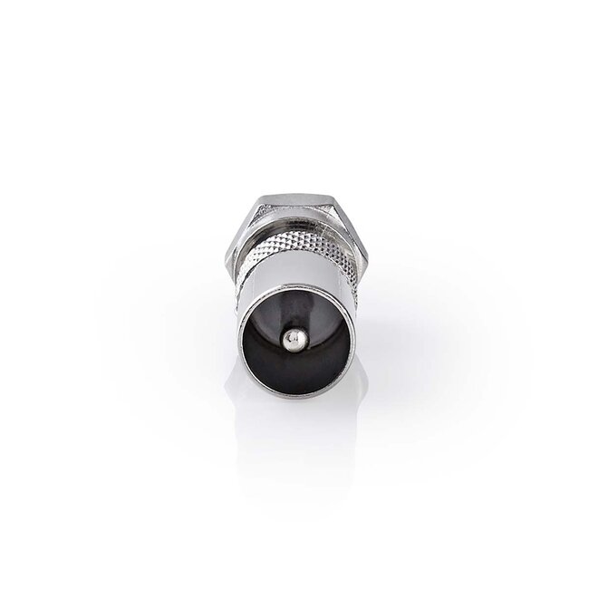 Nedis F-Stecker auf IEC-Stecker Koaxialadapter
