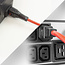 IEC Lock C13-C14 Stromkabel für UPS/PDU | 3x 1,00mm² | Rot | 0,50 m