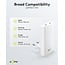 Goobay Flach USB Ladegerät | 2x USB-C PD | GaN | 45W | Weiß