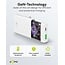 Goobay Flach USB-Ladegerät | USB-C PD + USB-A QC | GaN | 65W | Weiß