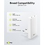 Goobay Flach USB-Ladegerät | 2x USB-C PD | GaN | 65W | Weiß