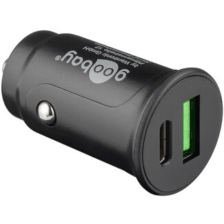 Goobay Goobay USB Auto-Ladegerät | USB-C PD & USB-A QC | 27W