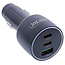 InLine Autoladegerät | 2x USB-C PD + 1x USB-A QC | 100W