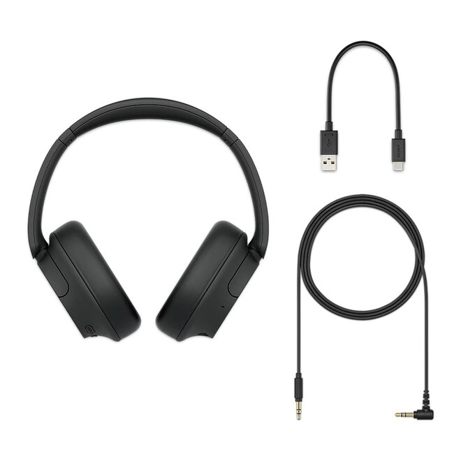 Sony Over-Ear Kopfhörer mit Mikrofon | Noise Cancelling | Stereo | Bluetooth | Schwarz