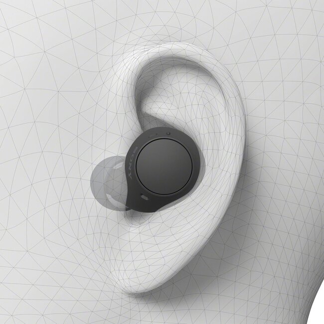 Sony In-Ear Kopfhörer mit Mikrofon | TWS | Bluetooth | Schwarz