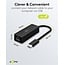 Goobay USB-C zu RJ45 LAN Adapter | USB 3.0 | CAT6 | Schwarz | 0,10 m