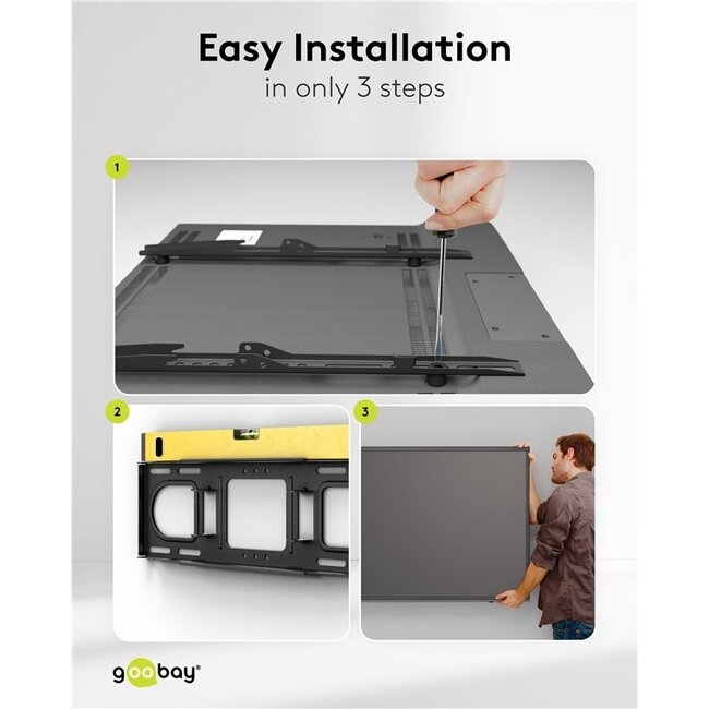 Goobay TV-Wandhalterung | bis 80 Zoll | Full Motion