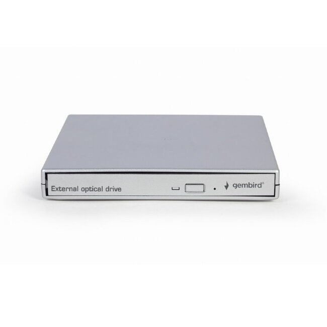 Gembird Externer CD/DVD Brenner | USB-A | Silber