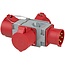 Brennenstuhl Starkstromverteiler | 1x CEE 5-pol (m) - 3x CEE 5-pol (w) | 400V/32A | IP44