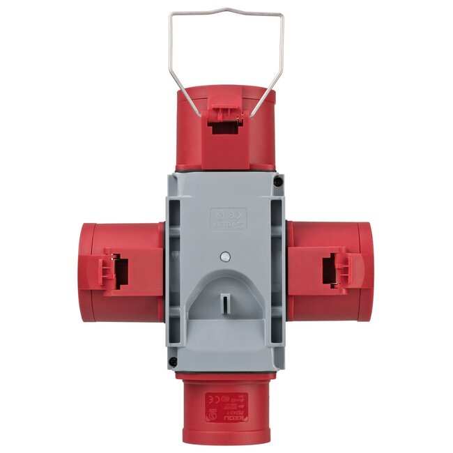 Brennenstuhl Starkstromverteiler | 1x CEE 5-pol (m) - 3x CEE 5-pol (w) | 400V/32A | IP44