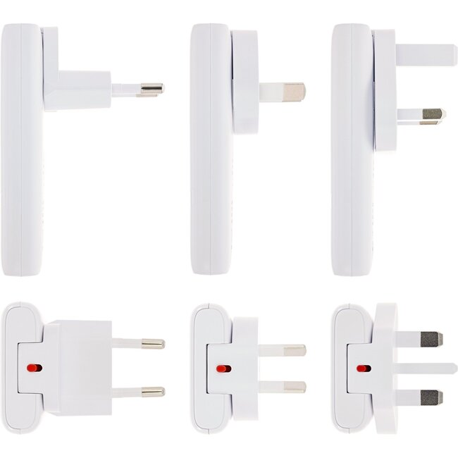 InLine USB Reise-Ladegerät Set | 2x USB-C PD | GaN | 65W | Weiß