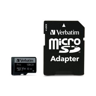 Verbatim Verbatim Micro SDXC Speicherkarte | Pro U3 | UHS-3 | 128GB