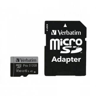 Verbatim Verbatim Micro SDXC Speicherkarte | Pro U3 | UHS-3 | 512GB