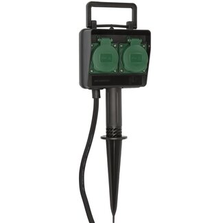Brennenstuhl Brennenstuhl IP44 Outdoor-Steckdosenleiste | 2 Steckplätze | Erdungsstift | 1,4 m