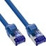 SFTP CAT6a Slimline Flexibles Netzwerkkabel | TPE LSZH | Blau | 7 Meter
