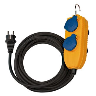 Brennenstuhl Brennenstuhl Baustellen-Steckdosenleiste IP54 4-fach Gelb 10m