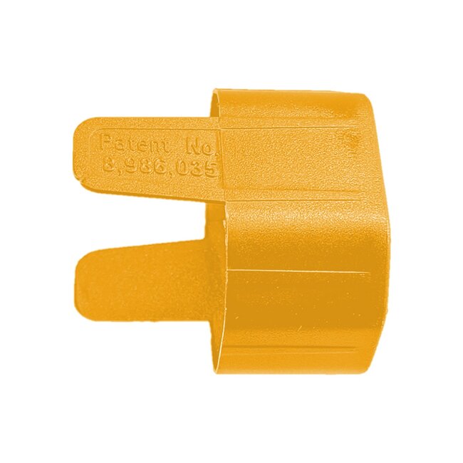 Sichere Hülle für C14-Stecker | Gelb