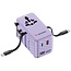 Verbatim CNT-70/2C Universal Reiseadapter | 1x USB-A + 3x USB-C | GaN | 70W | Lila