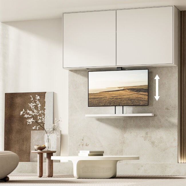 My Wall TV-Hebebügel | bis 48 Zoll | motorisiert | App-, Sprach- und Fernbedienung