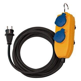 Brennenstuhl Brennenstuhl Baustellen-Steckdosenleiste | IP54 | 4-fach | Gelb | 5 m