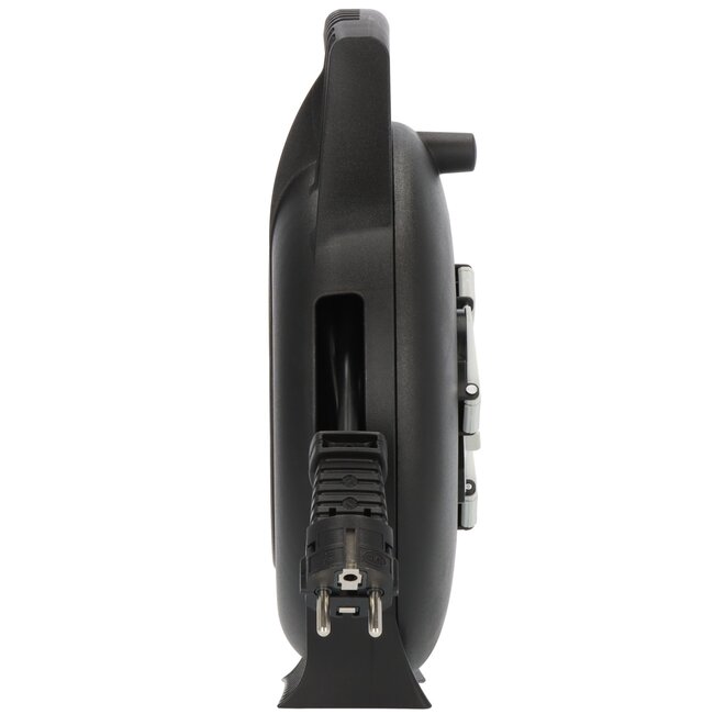 Brennenstuhl Vario-Line Kabelbox | 3 Steckdosen + 2x USB-A | Schwarz | 10 Meter