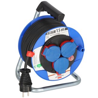 Brennenstuhl Brennenstuhl Garant IP44 Outdoor Kabeltrommel | 3 Steckdosen | 15 Meter